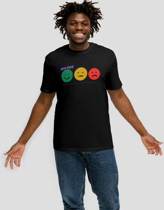 3 Faces Of Mental Health Cotton Tshirt