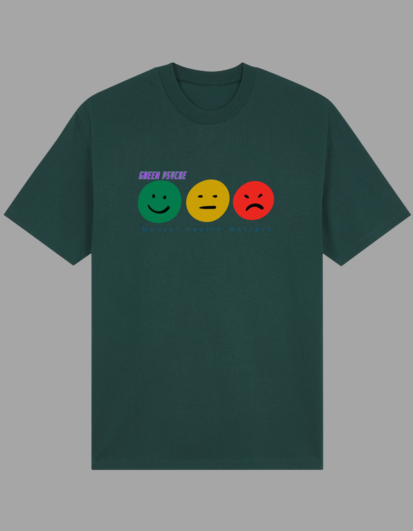 3 Faces Of Mental Health Cotton Tshirt