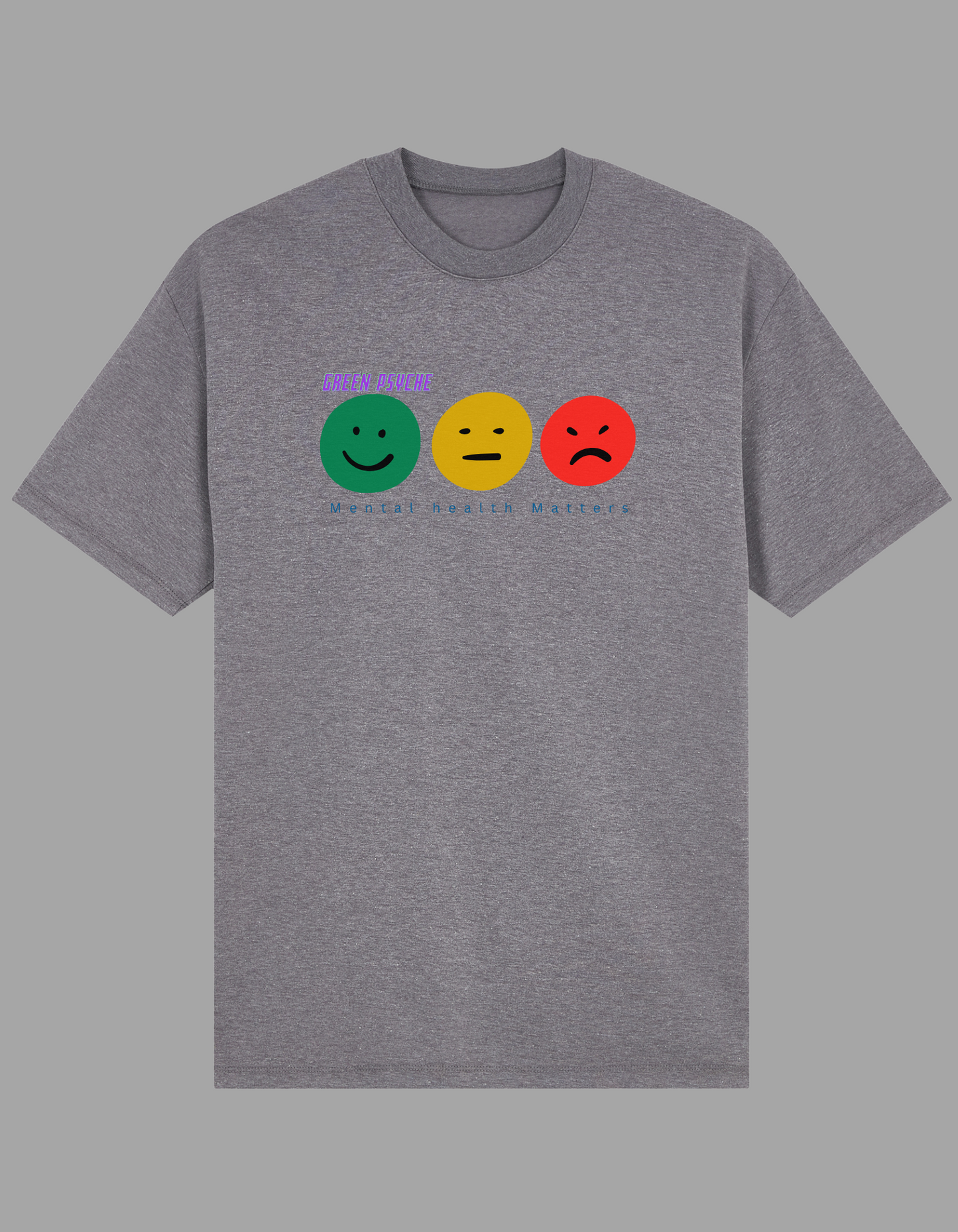 3 Faces Of Mental Health Cotton Tshirt