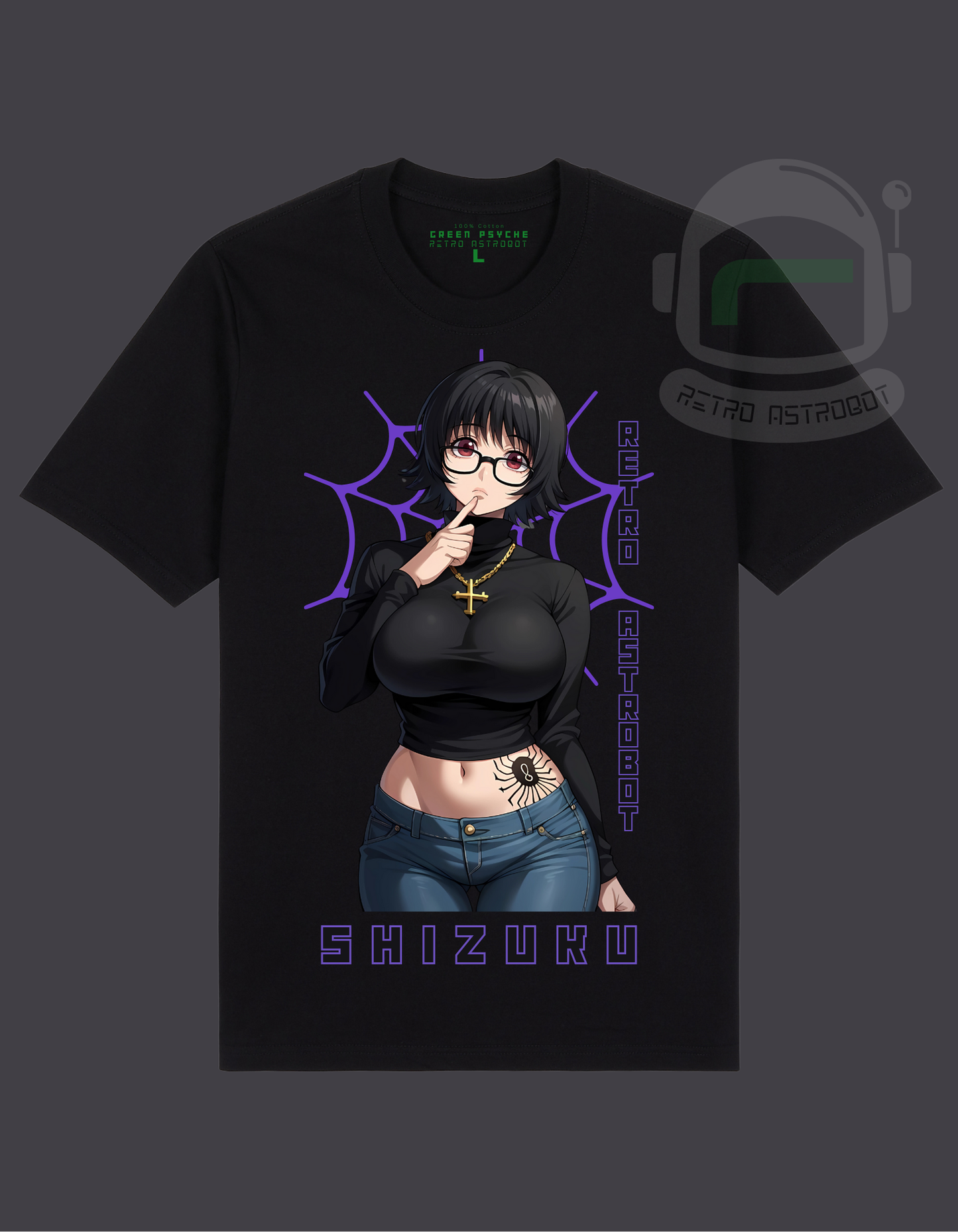 Shizuku Black Premium cotton Tshirt Hunter X Hunter