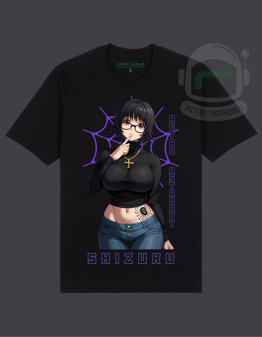 Shizuku Black Premium cotton Tshirt Hunter X Hunter